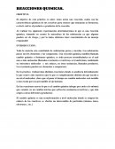 Reacciones practia *experimento