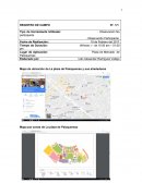 Mapa de ubicación de La plaza de Paloquemao y sus alrededores