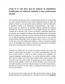 Cuál es la ruta para que las mujeres se empoderen, transformen sus entornos violentos y sean constructoras de paz?
