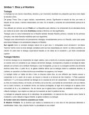 Unidas 1: Dios y el Hombre Teología