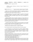 Concepto de agencia comercial y de seguros