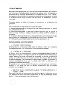 NATURALEZA DE JUICIO DE AMPARO