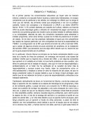 En el primer parcial, los conocimientos adquiridos ya hayan sido de manera interna y externa a la escuela fueron buenos y sobre todo interesantes, mi ensayo comprendo que es particular a los demás