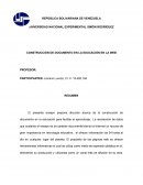 CONSTRUCCIÓN DE DOCUMENTO EN LA EDUCACIÓN EN LA WEB