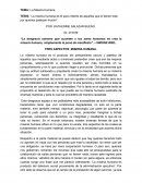 TESIS: “La miseria humana es el poco interés de aquellos que lo tienen todo por quienes padecen mucho”.