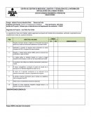 La siguiente lista tiene como finalidad, realizar seguimiento al proyecto de Formación de los Aprendices, verificando la aplicación de sus competencias a través de proyectos formativos.