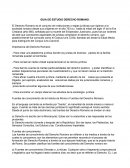GUIA DE ESTUDIO DERECHO ROMANO.