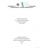 INFORME DEL SECTOR SERVICIO MICRO Y MACRO ENTORNO, SISTEMA ABIERTO Y PROCESO ADMINISTRATIVO