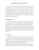 VALORES ETICOS, SOCIALES Y POLITICOS