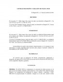 CONTRATO DE DISEÑO Y CREACIÓN DE PÁGINA WEB