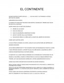EL CONTINENTE RESUMEN