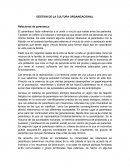 Gestión de la cultura organizaciónal. Relaciones de parentesco