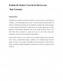 Fusión de Santa Cruz de la Sierra con San Lorenzo
