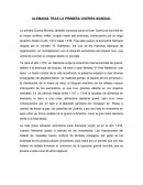 TEMA ACERCA DE ALEMANIA TRAS LA PRIMERA GUERRA MUNDIAL