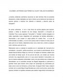 COLOMBIA: UN PARAISO QUE PIERDE SU COLOR Y BELLEZA ECONÓMICA