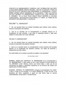 Que es su voluntad dar en arrendamiento el inmueble descrito en el encabezado de este contrato, y que tiene la capacidad jurídica y legal para celebrar el acto jurídico en el que interviene.