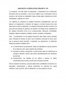 Analisis de resolucion de conasev