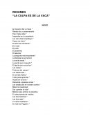 LA CULPA ES DE LA VACA RESUMEN