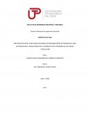 IMPLEMENTACION DE LEAN MANUFACTURING EN PROCEDIMIENTOS DE TRABAJO DEL AREA DE PRODUCCION Y AREAS ANEXAS DE LA EMPRESA TEXTIL CONSORIO DE ALTA MODA