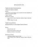 INSTALACION DE LOZA. RIESGOS EN LA CONSTRUCCION