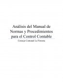Manual de Normas y Procedimientos para el Control Contable