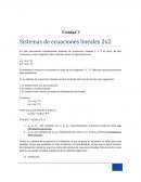 Sistema de Ecuaciones 2x2