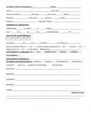 HISTORIA CLINICA DE NUTRICIÓN.