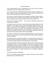 Guerras Cibernéticas. Página 1