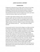 ¿Quien o que creo el universo? Introducción