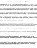 Mi escuela y su relación con la comunidad y la cultura