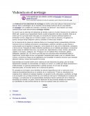 Se ha sugerido que este artículo o sección sea fusionado con Violencia de pareja (discusión). Una vez que hayas realizado la fusión de contenidos, pide la fusión de historiales aquí.