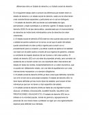 DIFERENCIA ENTRE ESTADO DE DERECHO Y ESTADO SOCIAL DE DERECHO.