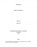 La probabilidad de que un estudiante apruebe y la probabilidad de que un estudiante repruebe un curso del área de matemáticas.