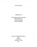 Politicas publicas. Actores de formulación, ejecución y evaluación