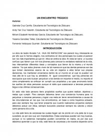 UN ENCUENTRO TRAGICO.. Página 1