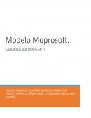 Aplicar los 3 procesos del modelo Moprosoft (Alta dirección (DIR), Gestión (GES) y Operación (OPE) a un proyecto de software.