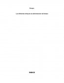 Los diferentes enfoques de administración del tiempo