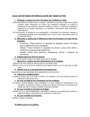 GUIA DE ESTUDIO DE RESOLUCION DE CONFLICTOS