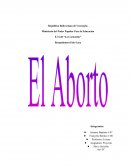 El aborto es un tema que se debate hoy en día en la sociedad, ya que es un crimen que se practica de diferentes maneras sin pensar que no solo le están haciendo daño a ese bebe que viene en camino si no a ellas mismas.