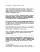 EL PORQUE DE LA EDUCACIÓN DE LA INFANCIA