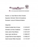 Asignatura: Seminario Taller de Competencia