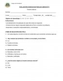 Prueba de ciencias naturales 3ero basico