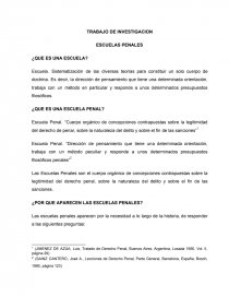ESCUELA PENAL CORRECCIONALISTA. Página 1