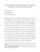 FACTORES DE RIESGO LABORAL DE LOS PROFESIONALES Y AUXILIARES DE ENFERMERÍA EN UNA CLÍNICA DE LA CIUDAD DE MONTERÍA