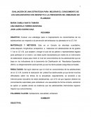 EVALUACIÓN DE UNA ESTRATEGIA PARA MEJORAR EL CONOCIMIENTO DE LOS ADOLESCENTES CON RESPECTO A LA PREVENCIÓN DEL EMBARAZO NO PLANEADO