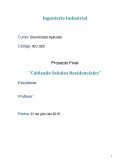 Cableado señales residenciales