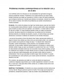 Problemas morales contemporaneos con la relación yo y el otro