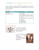 Práctica No. 12: Compuestos iónicos, covalentes y sustancias metalizas