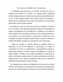 RELACION DEL HOMBRE CON LA NATURALEZA