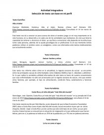 Selección de texto con base en mi perfil.. Página 1